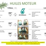 HUILES MOTEUR PETRONAS Syntium 5000 AV 5W30 long life SAE 5W30 ACEA C3 VW504.00-507.00 MB 229.51 PORSCHE C30 5 LITRES = 39€ AU LIEU DE 55€ 1 LITRE = 9€ AU LIEU DE 10€ Syntium 5000 CP 5W30 SAE 5W30 API SN ACEA C2 PSA B71 2290 RENAULT RN0700 5 LITRES = 26€ AU LIEU DE 39€ 1 LITRE = 7€ AU LIEU DE 8€ Syntium 5000XS 5W30 avec spécifications BMW SAE 5W30 API SN/CF ACEA C3 VW505.01 BMW LL-04 MB229.51 5 LITRES = 28€ AU LIEU DE 39€ 1 LITRE = 7€ AU LIEU DE 8€ Syntium 5000 RN 5W30 SAE 5W30 ACEA C4 MB 226.51-229.51 RN0720 5 LITRES = 29€ AU LIEU DE 45€ 1 LITRE = 8€ AU LIEU DE 9€ Syntium 3000 FR 5W30 A5/B5 SAE 5W30 API SN ACEA A5/B5 FORD WSS M2C913-C/D RENAULT RN0700 5 LITRES = 25€ AU LIEU DE 39€ 1 LITRE = 7€ AU LIEU DE 8€ Syntium 3000AV 5W40 SAE 5W40 API SN ACEA C3 VW 502.00-505.00-505.01 MB 229.51 PORSCHE A40 BMW LL-04 RN0700/RN0710 5 LITRES = 28€ AU LIEU DE 39€ 1 LITRE = 6€ AU LIEU DE 7€ CLERMONT DEMOLITION AUTO CHEMIN DE PUY LONG 63000 CLERMONT-FERRAND 04 73 28 38 97 clermont-demolitionauto@orange.fr